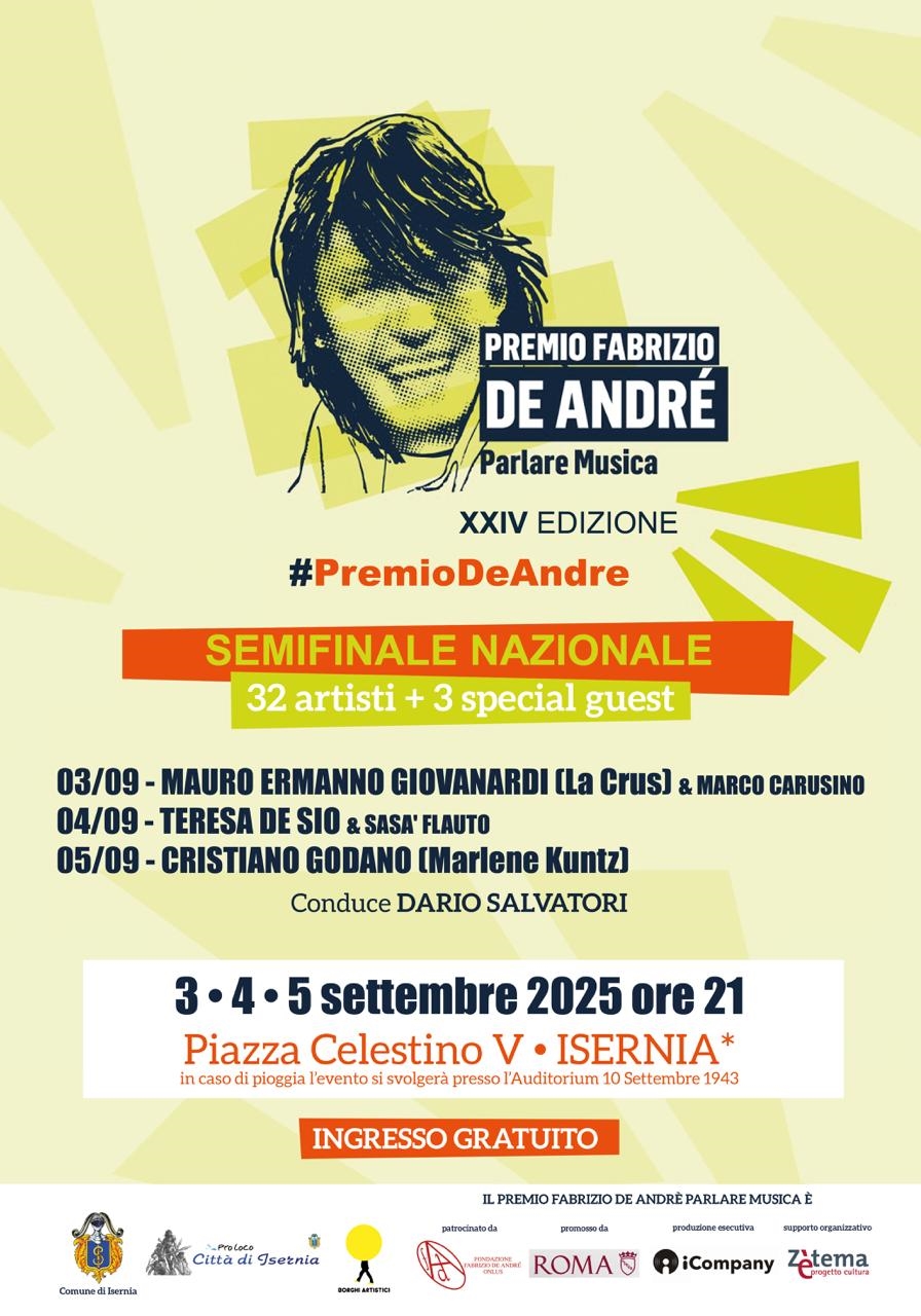 XXIV  EDIZIONE PREMIO DE ANDRE' - SEMIFINALI NAZIONALI  2025